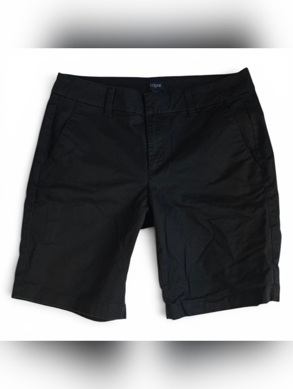J. Crew Women's Black Chino Shorts